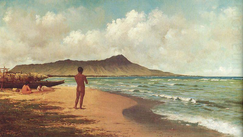 Hawaiians at Rest, Waikiki, unknow artist